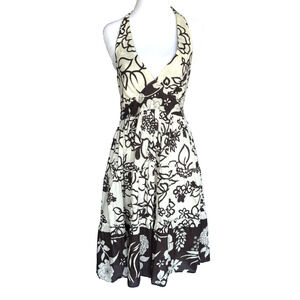 Vintage Y2K Speed Control Babydoll Halter Midi Dress Size S Forest Fairy Feminin